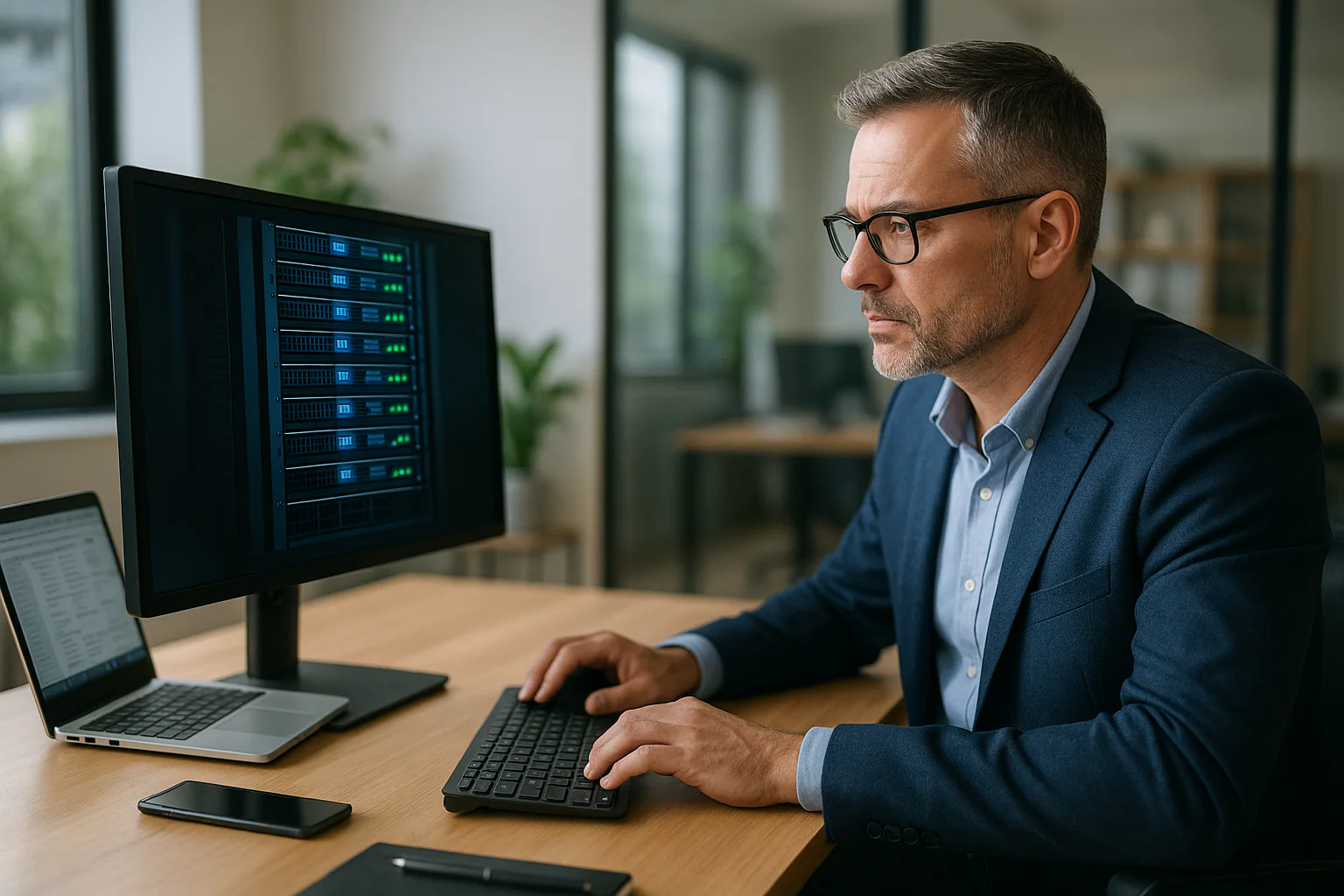 Business analyst works with connected product systems through an MCP server