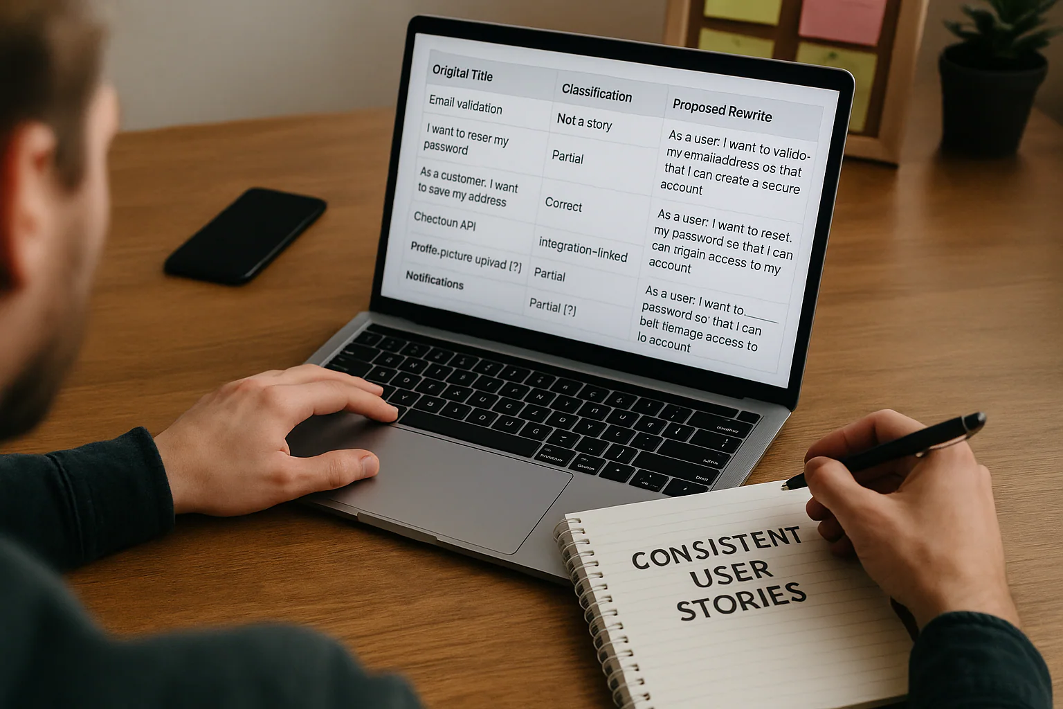 Cover image for From Messy Story Titles to Consistent User Stories