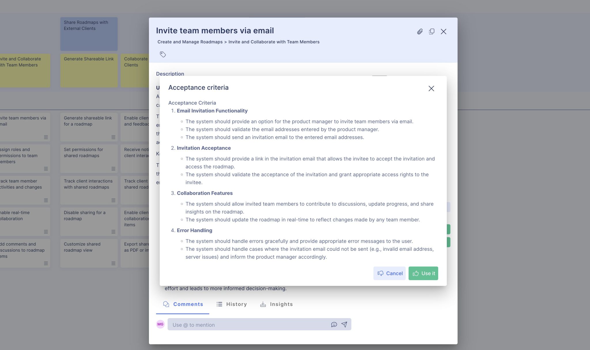 AI Acceptance Criteria Writing Product Management Tools