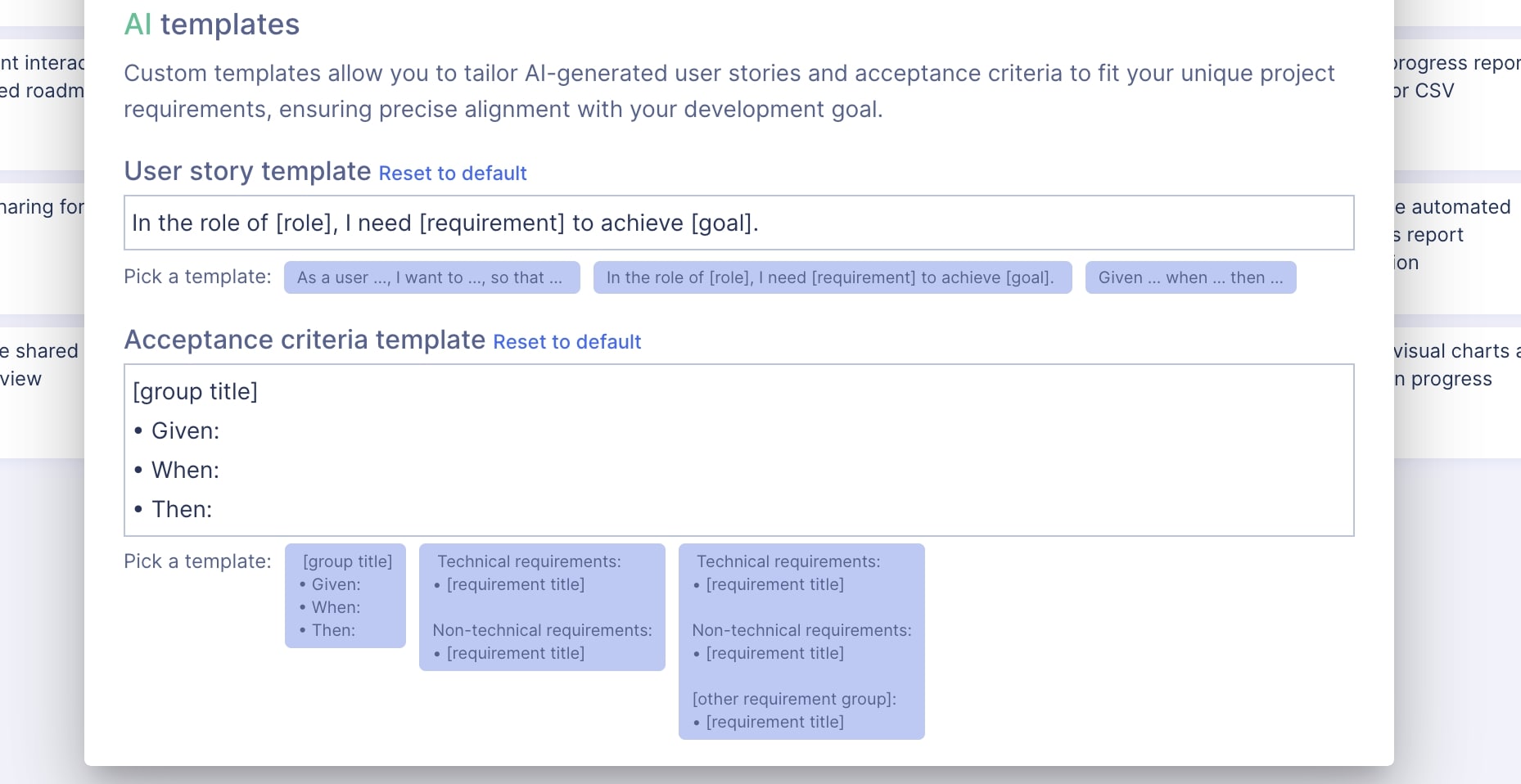 AI Acceptance Criteria Writing Product Management Tools
