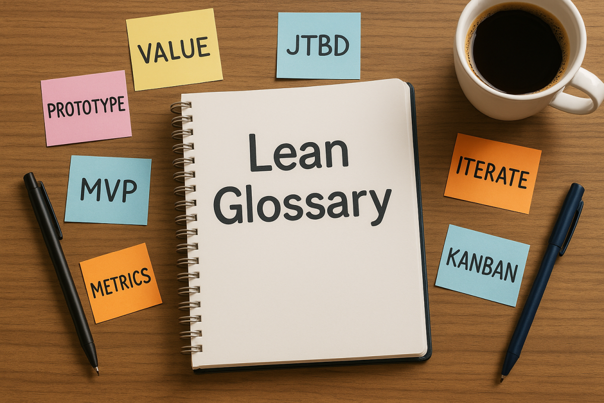 Glossary of Lean‑product Terms Every Founder Should Know