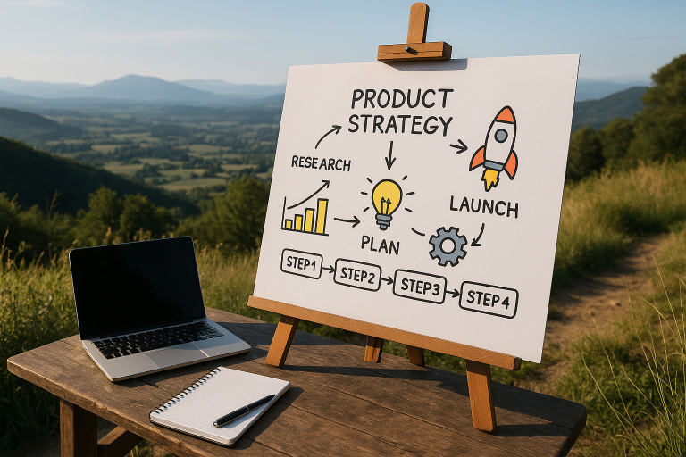 1 Cover image for How to Develop a Great Product Strategy Plan: A Step by Step Guide