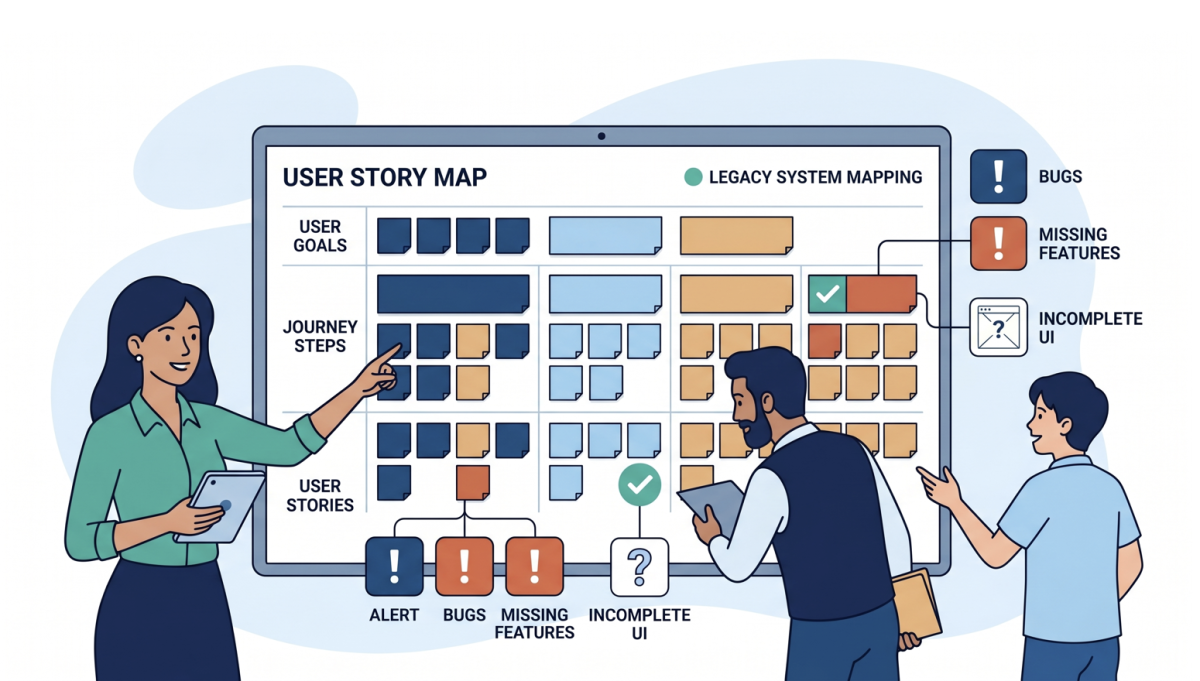 Legacy System Story Mapping