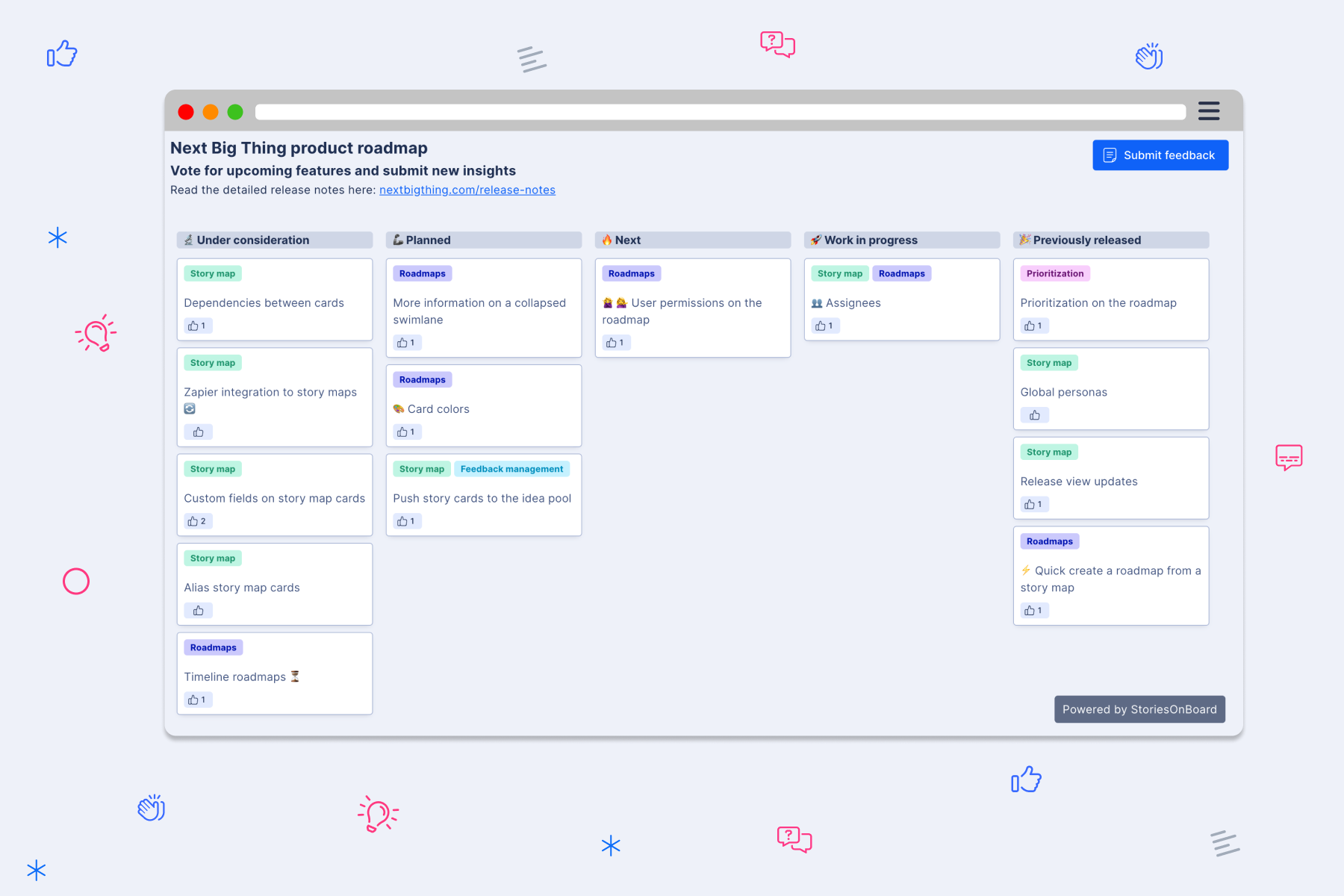 StoriesOnBoard Lightweight Product Management Tool