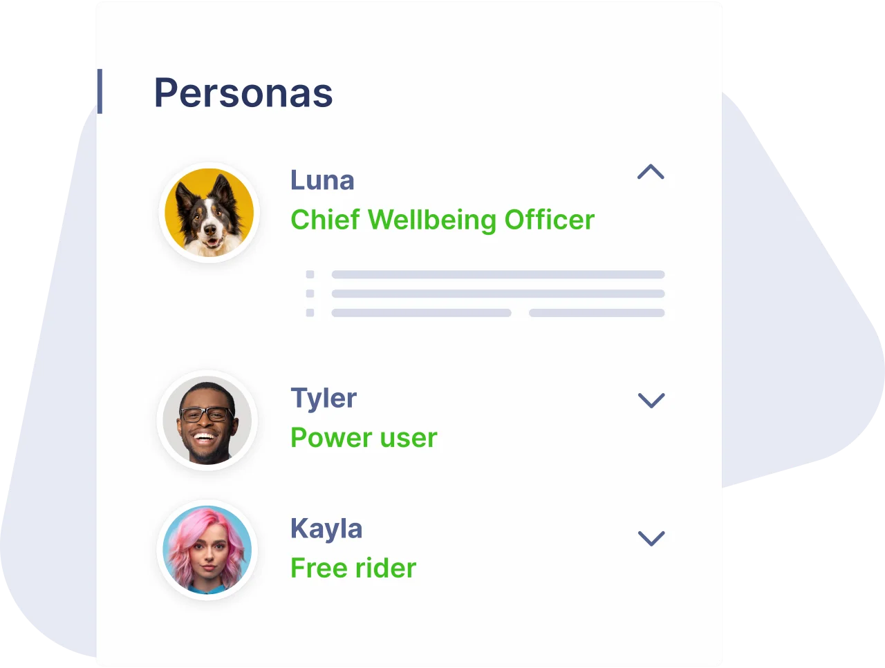 persona on a story map for jira